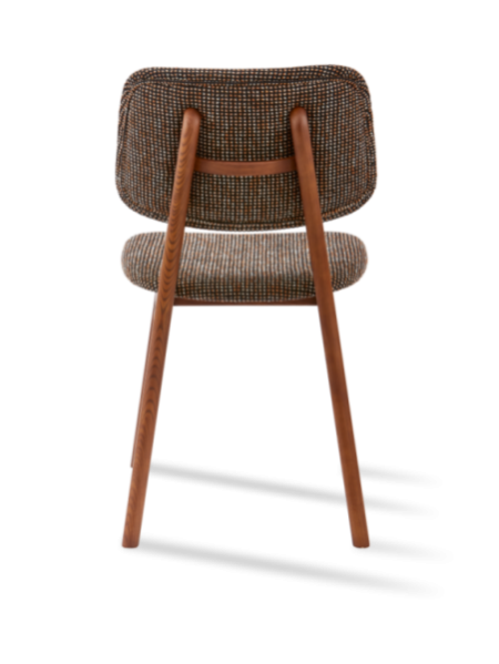  Chaise Speckled Happy Days marron Pols Potten vue de dos