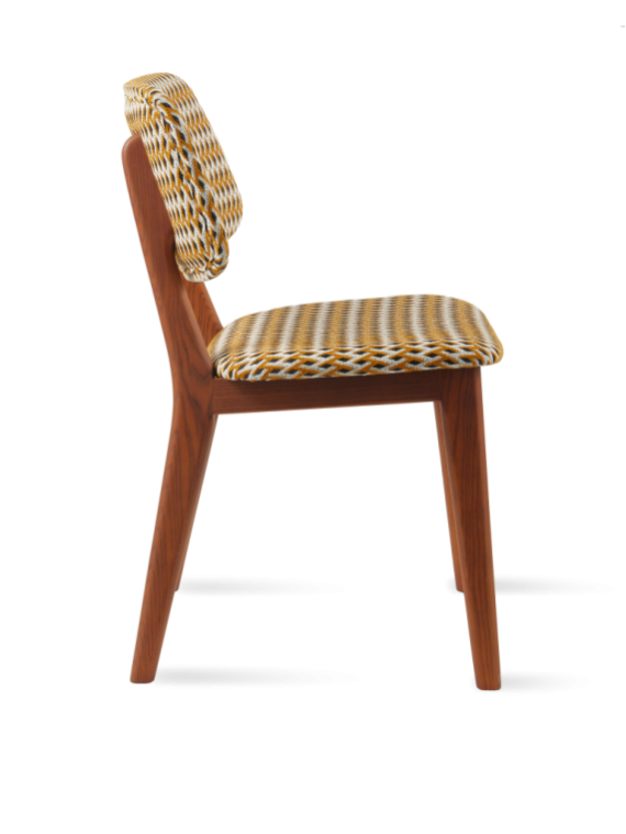 Chaise Geo Happy Days ocre Pols Potten vue principale