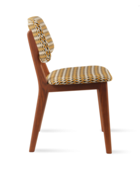  Chaise Geo Happy Days ocre Pols Potten vue de dos