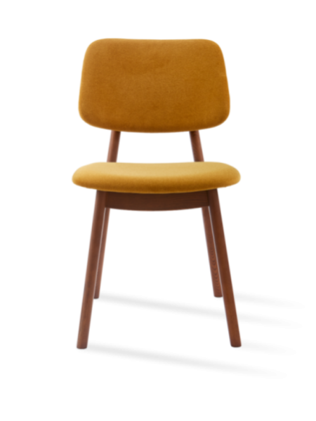  Chaise Soft Happy Days jaune Pols Potten vue de côté