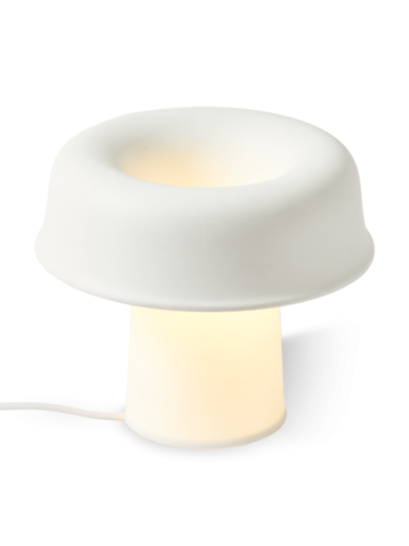 Pols Potten lampe de table en porcelaine Neox blanche · vue de face