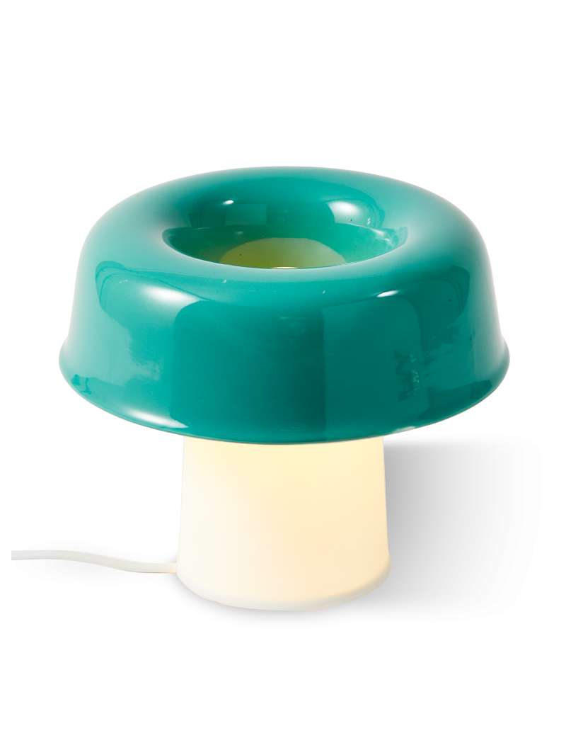 Pols Potten lampe de table en porcelaine Neox vert clair · vue de face