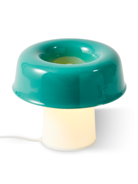  Pols Potten lampe de table en porcelaine Neox vert clair · vue de face