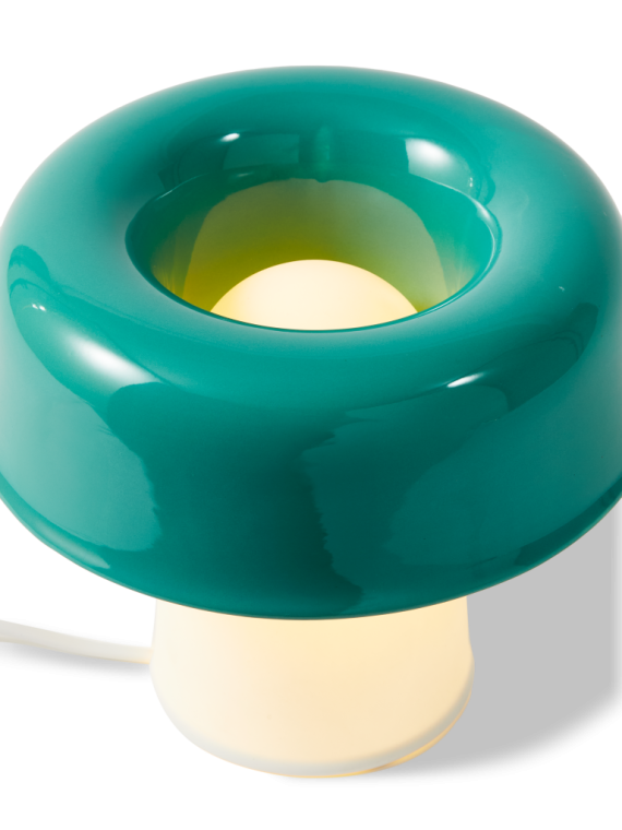  Pols Potten lampe de table en porcelaine Neox vert clair · vue de face