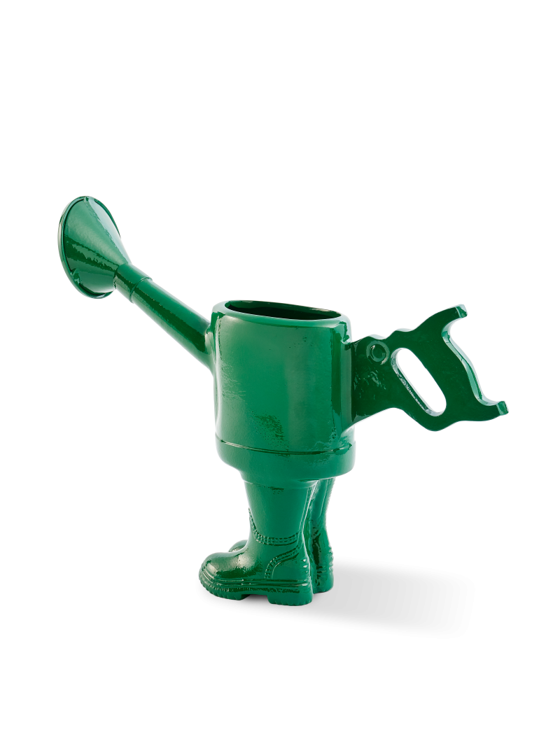 Pols Potten recycled aluminium watering vase Walking Watering Object · front view