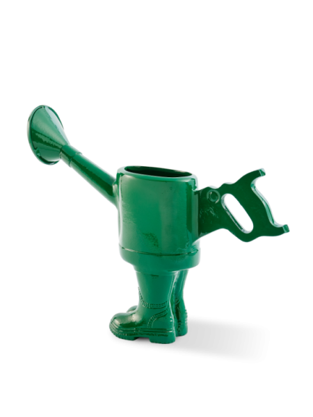 Pols Potten recycled aluminium watering vase Walking Watering Object · front view
