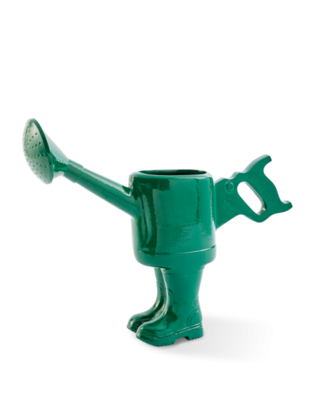 Pols Potten recycled aluminium watering vase Walking Watering Object · back view