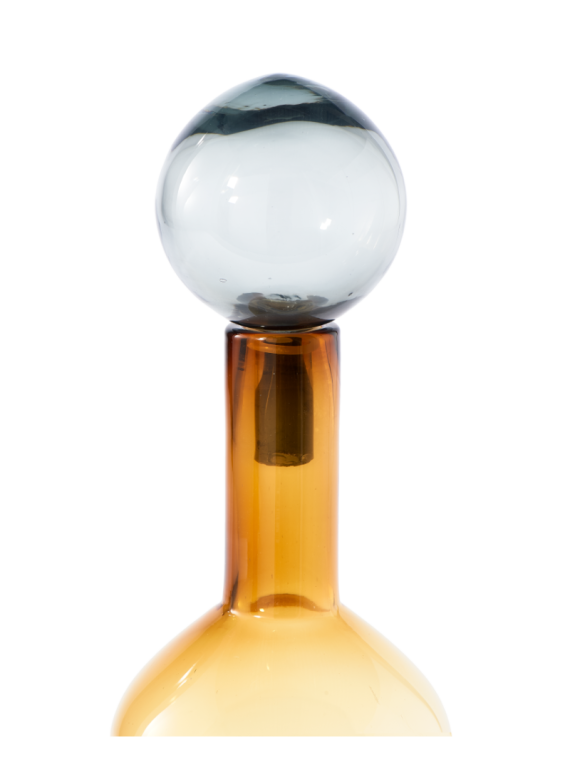 Pols Potten Bubbles & Bottles Chic Mix cognac set · front view