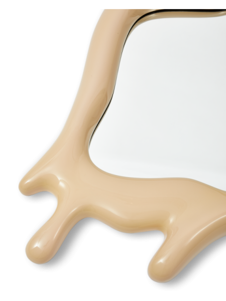 Pols Potten Melting oval beige mirror · detail view