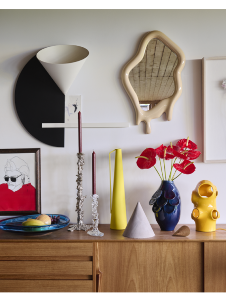 Pols Potten Melting oval beige mirror · in setting