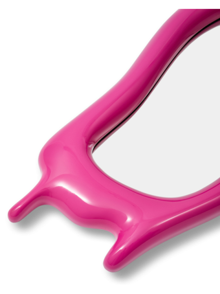 Pols Potten Melting elongated pink mirror · detail view
