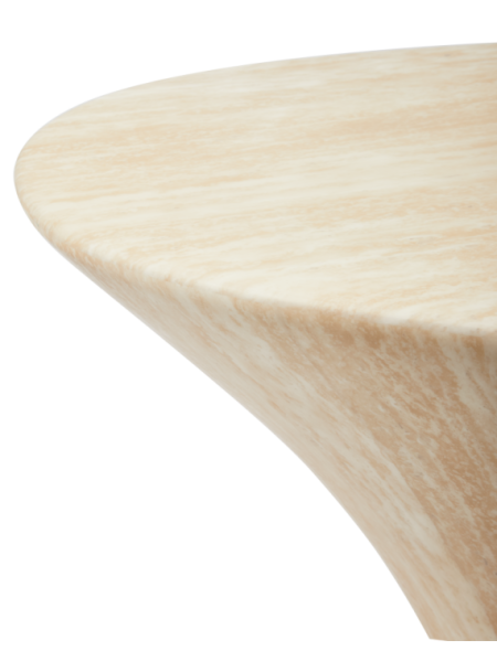 Pols Potten table basse ovale effet travertin Oval L · vue de détail