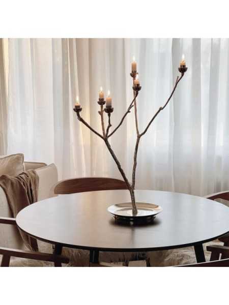 Pols Potten bougeoir Twiggy L argenté · en ambiance
