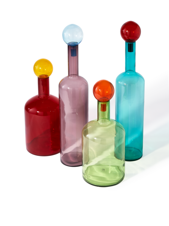 Pols Potten ensemble Bubbles & Bottles Multi Mix XXL multicolore · vue de face
