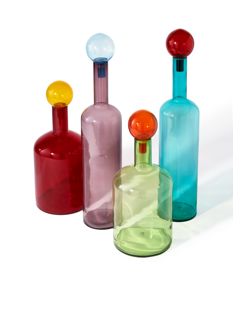Pols Potten ensemble Bubbles & Bottles Multi Mix XXL multicolore · vue de face