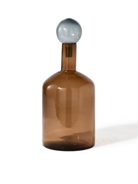 Pols Potten Bubbles & Bottles Chic Mix XXL cognac set · side view