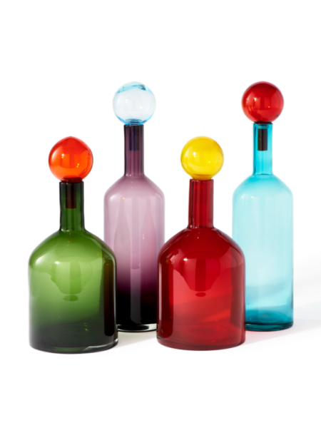 Pols Potten ensemble Bubbles & Bottles Multi Mix multicolore · vue de trois quarts