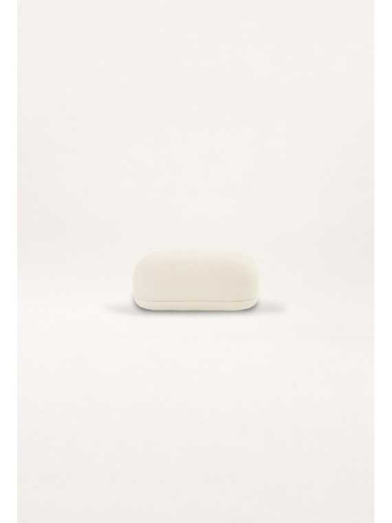 Gabrielle Paris pouf Gaston bouclette crème · vue de face