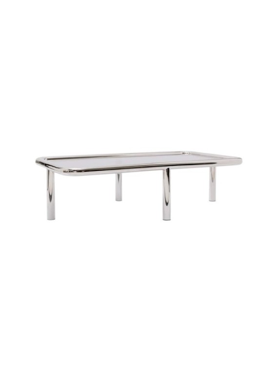 Gabrielle Paris table basse Margaux inox poli · en ambiance