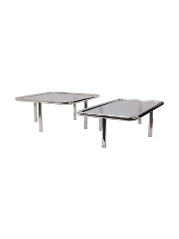 Gabrielle Paris table basse Margaux inox poli · en ambiance