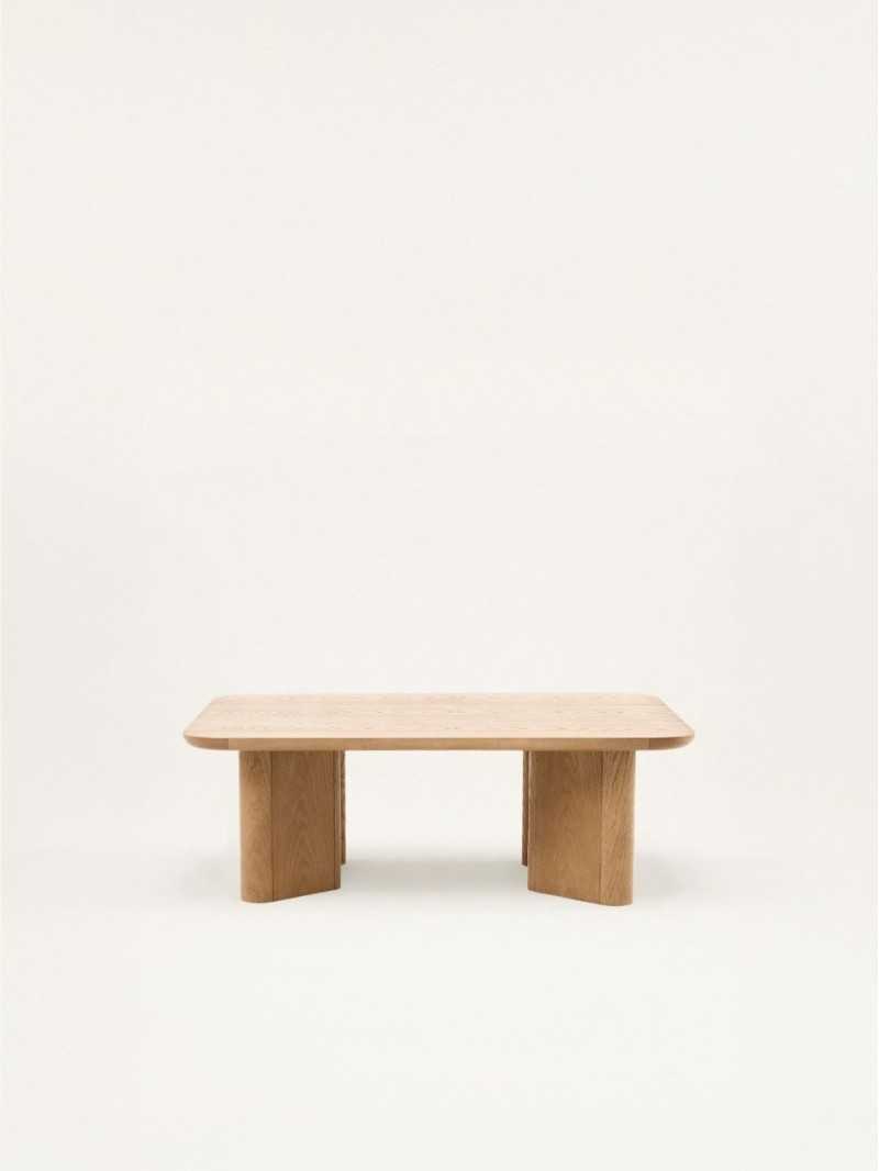 Gabrielle Paris table basse Thelma frêne naturel · vue de face
