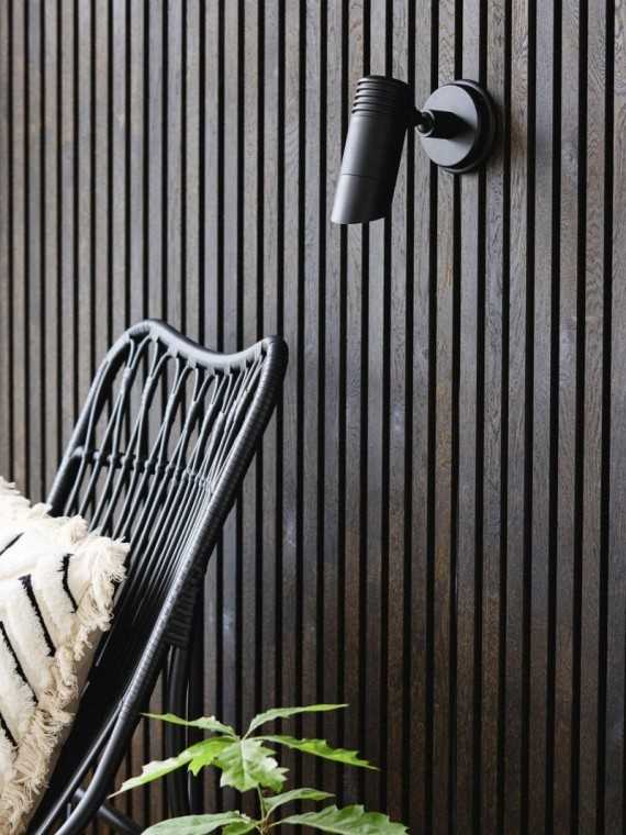 Nordal Bragi chrome wall lamp · front view