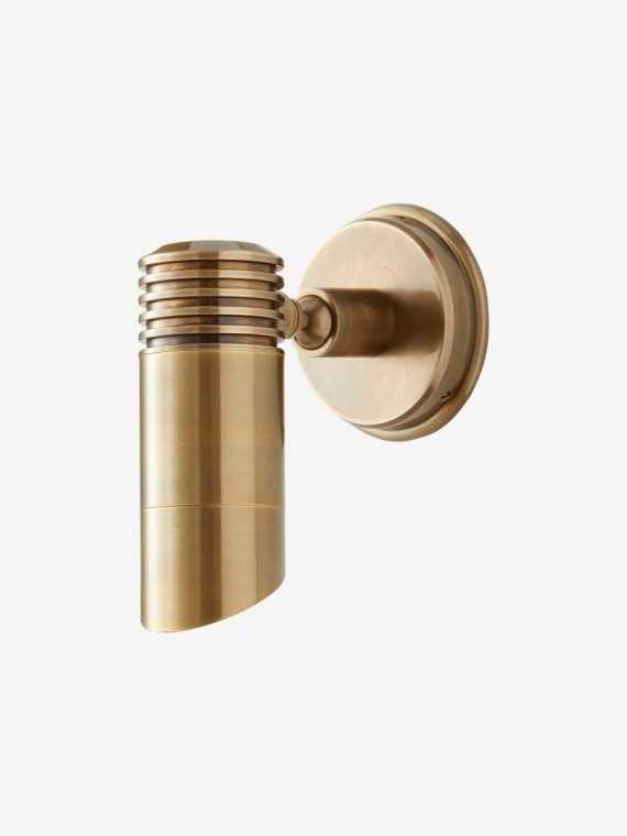 Nordal Bragi chrome wall lamp · front view