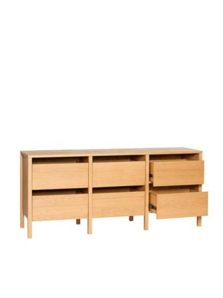 Hübsch Forma sideboard · detail view, drawers open