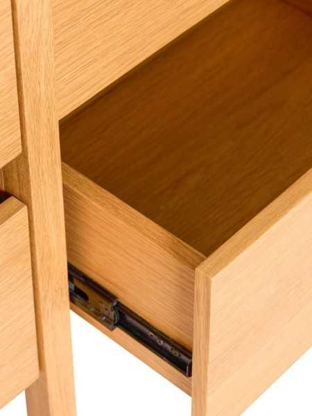 Hübsch Forma Buffet · vue de détail, grain du bois
