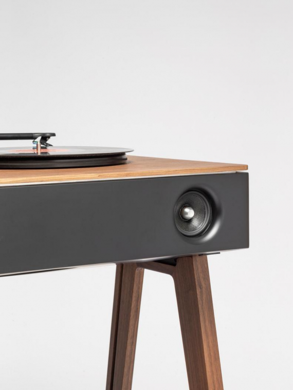 Vinyl turntable with high-fidelity speakers (reconditioned model), LX Turntable La Boite Concept