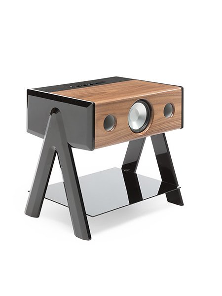 Wireless high-fidelity speaker, Cube Woody