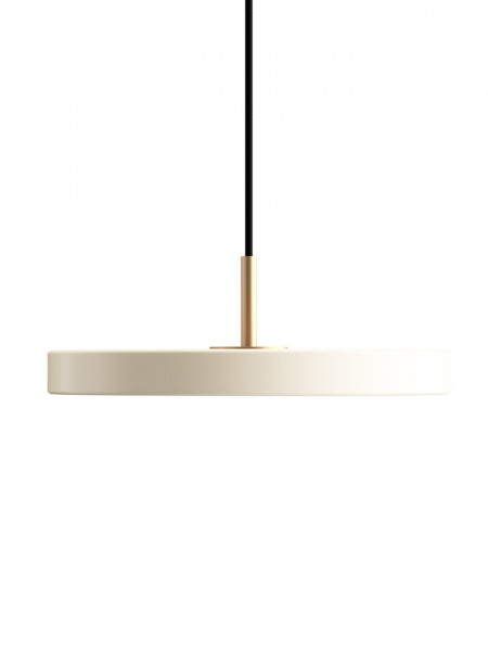 Umage - White pearl LED Hanging lamp with brass detail, Asteria - MBS Design