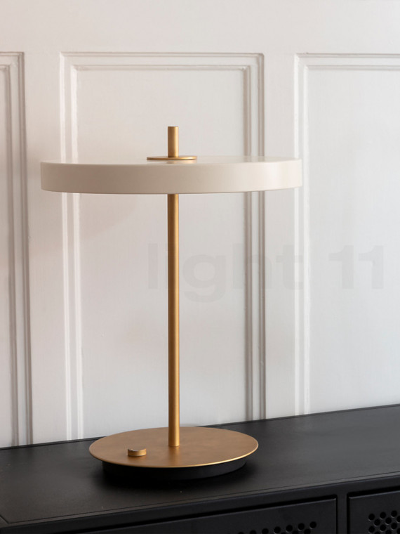 Umage - Lampe de table blanche en laiton Asteria - MBS Design