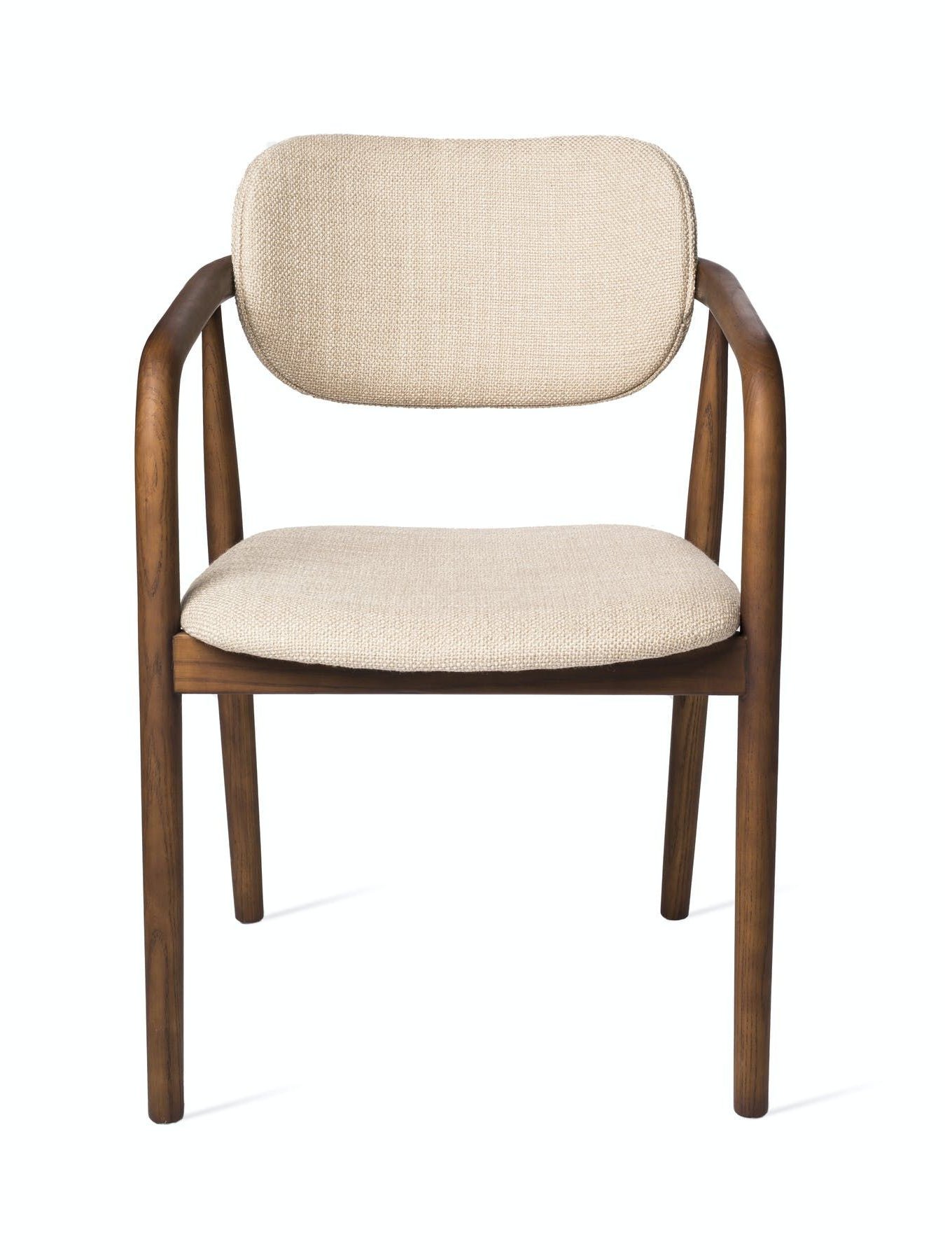Pols Potten Ashwood chair with rust fabric, Henry