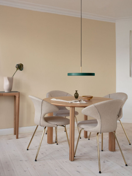Umage - Blue Petrol LED hanging lamp with brass detail, Asteria - MBS Design