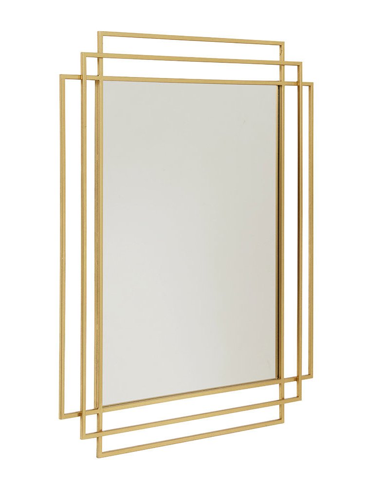 Nordal - Gilded Art Deco mirror, Square