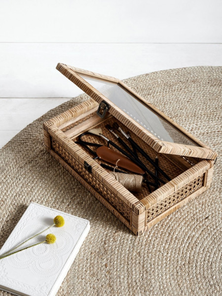 Nordal Rattan storage box, Elena