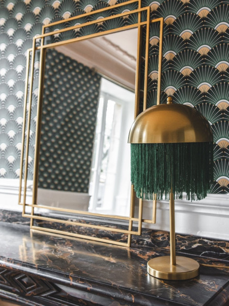 Nordal - Gilded Art Deco mirror, Square