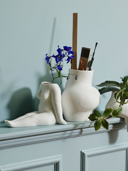 Nordal Ceramic vase - Female nude, Avaji Chest