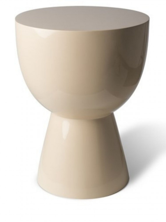 Pols Potten Tabouret laqué Tip Tap beige