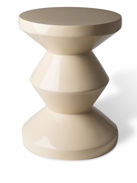 Pols Potten Stool Zig Zag beige