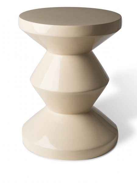 Pols Potten Stool Zig Zag beige