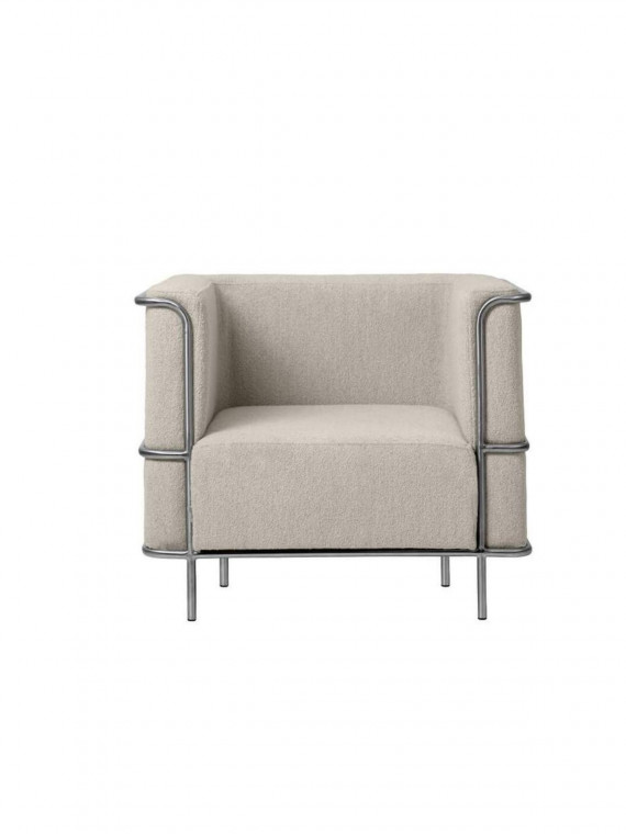 Beige lounge chair, Modernist Kristina Dam