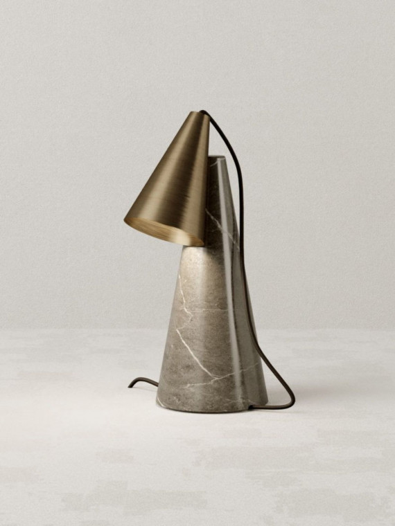 Marble table lamp, Octave Edizioni Design