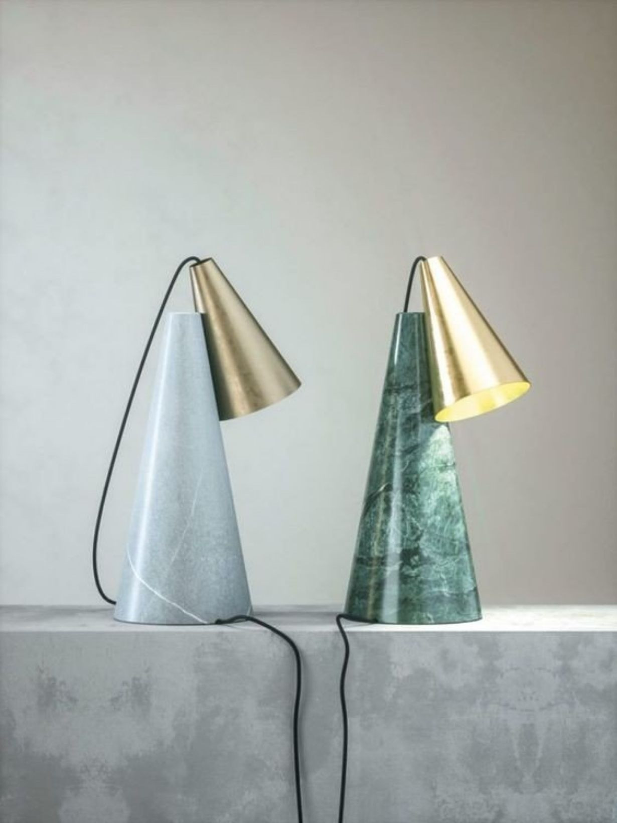 Lampe de table en marbre, Octave Edizioni Design