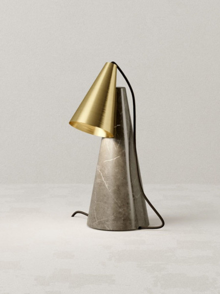 Marble table lamp, Octave Edizioni Design