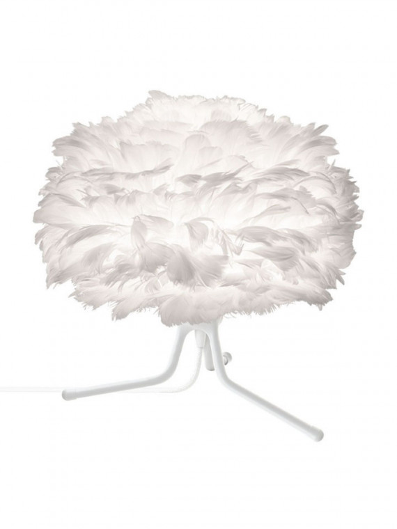 Trépied de lampe, Tripod Base blanc umage