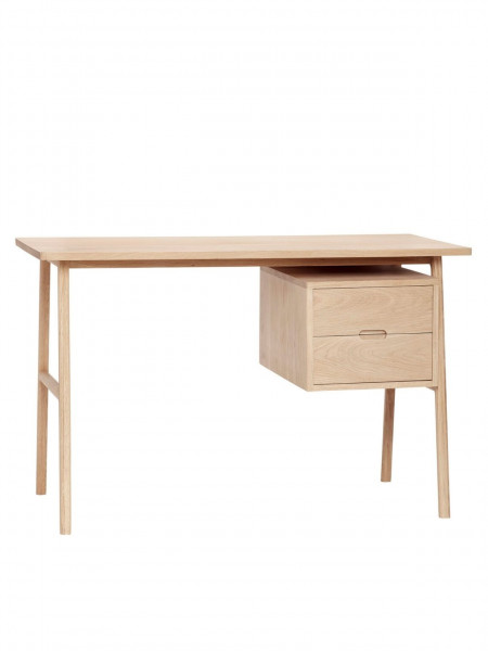 Jensen oak desk with drawers Hübsch