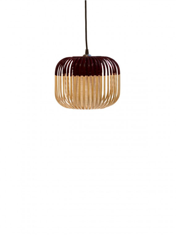 Suspension Forestier en bambou naturel 27 cm Bamboo XS noir