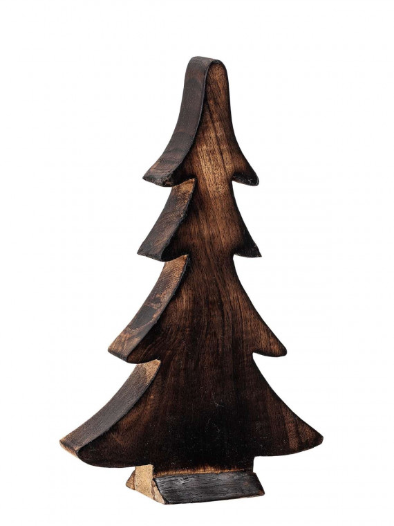 Bloomingville Christmas tree in dark mango wood H28 cm Jia
